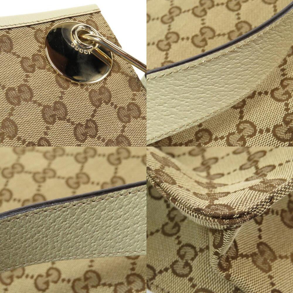 Gucci GG Canvas Eclipse Messenger Bag Brown - Picture 9 of 11